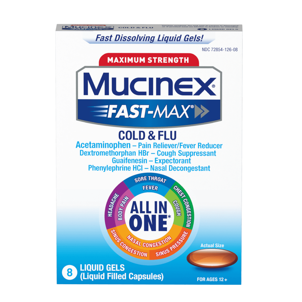 Mucinex Fast-Max Cold & Flu Liquid Gels
