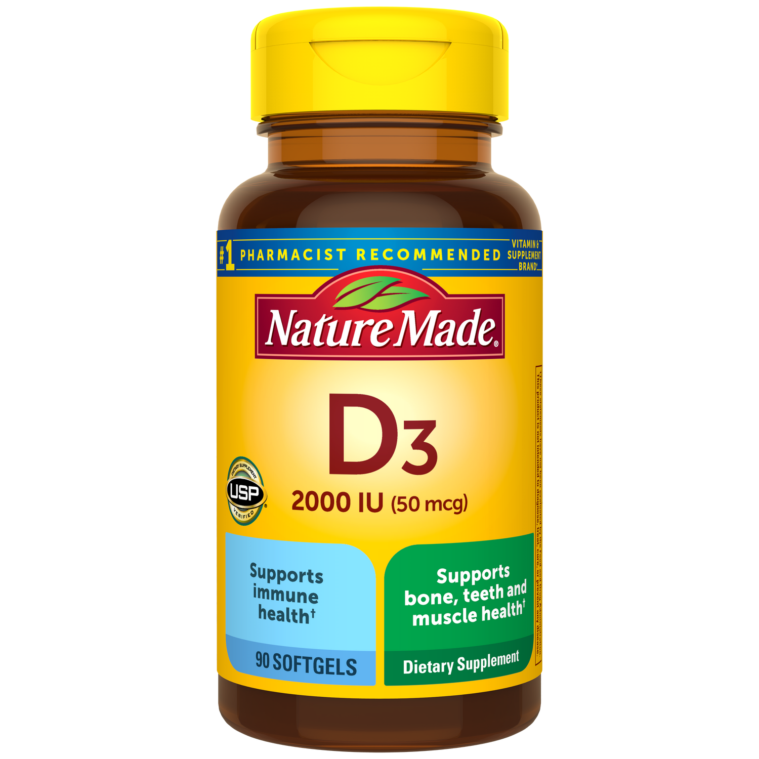 Vitamin D3 2000 IU (50 mcg) Softgels