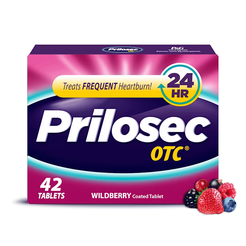 Prilosec OTC Wildberry 20 mg Acid Reducer Tablets