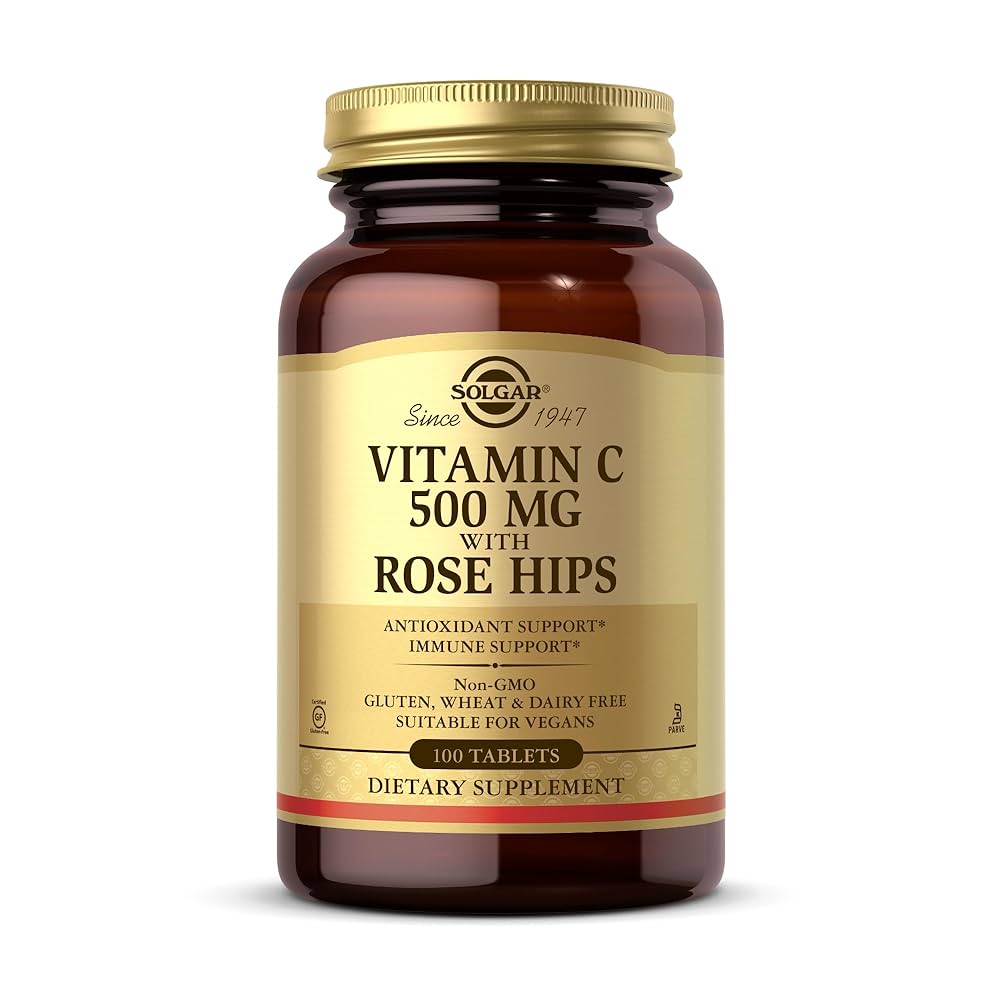 Vitamin C 500 mg with Rose Hips Tablets
